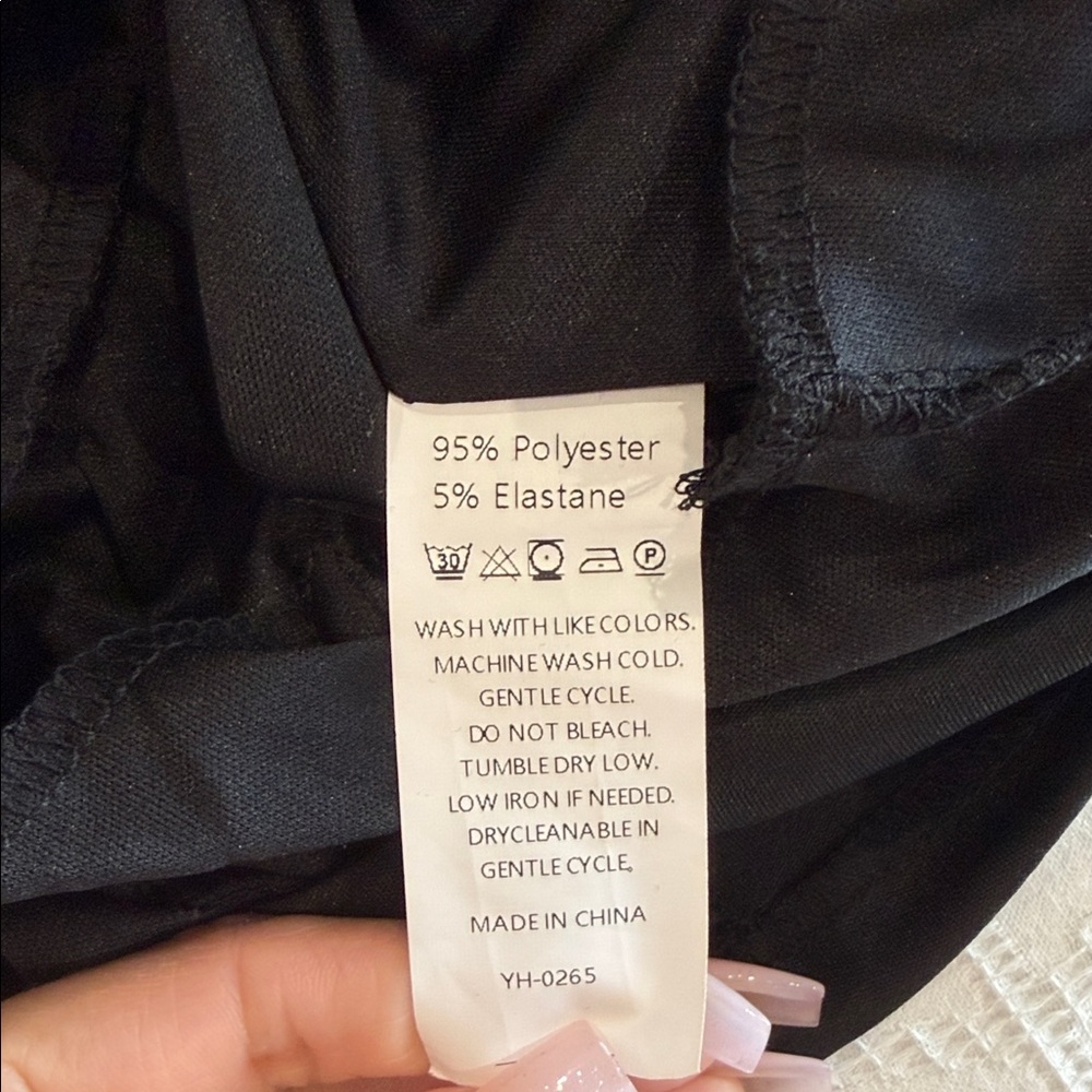 Black One-Shoulder Ruffle Dress - Picture 2 of 4
